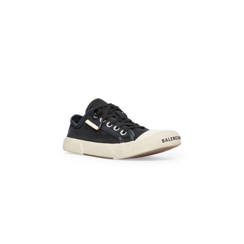 Womens Paris Low Top Sneaker  in Black - Image 2
