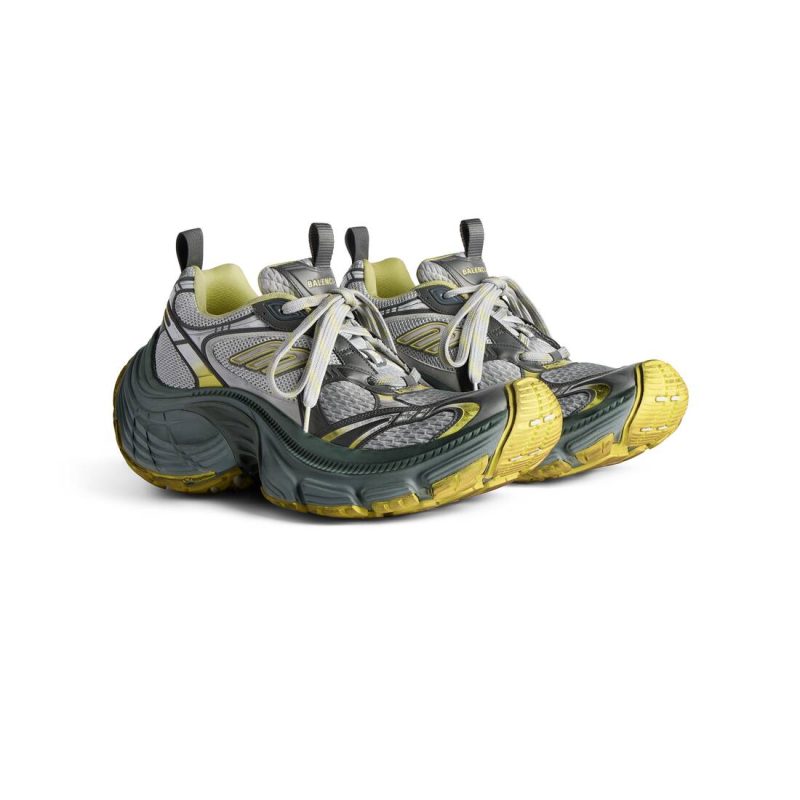 Mens 10xl Sneaker in Grey/yellow - Image 2