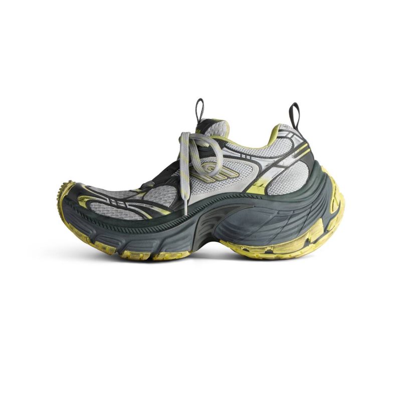 Mens 10xl Sneaker in Grey/yellow - Image 5