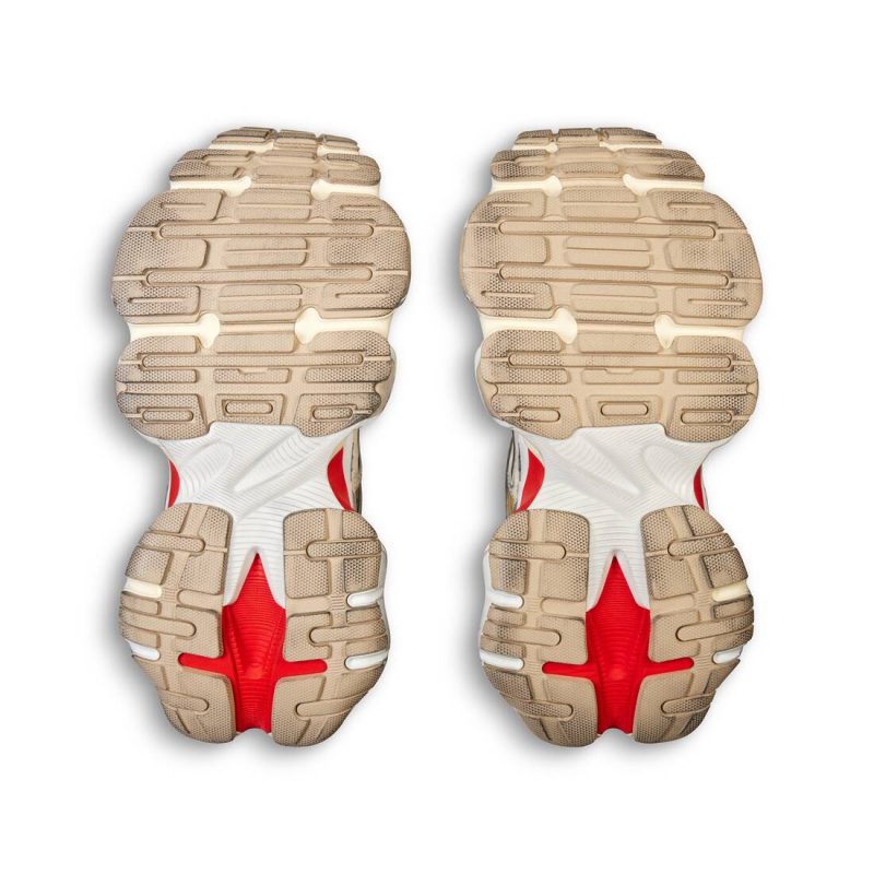 Mens Cargo Sneaker  in Beige/grey/red - Image 8