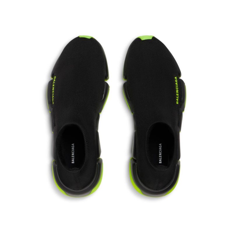 Mens Speed 2.0 Recycled Knit Sneaker in Black - Image 6