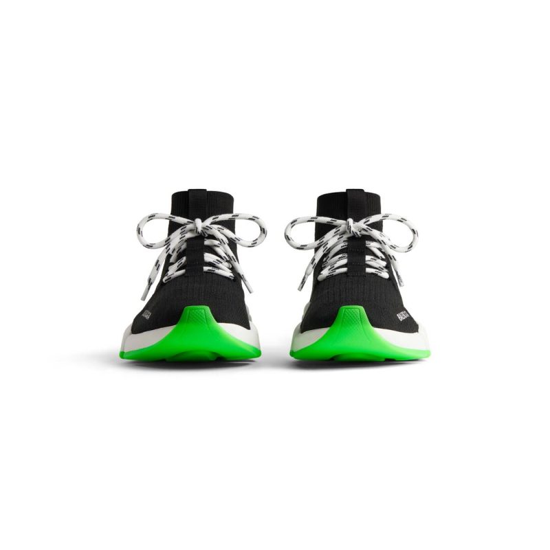Mens Speed 2.0 Lace-up Recycled Knit Sneaker  in Black - Image 4