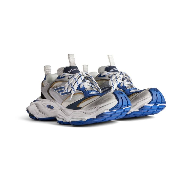 Mens Cargo Sneaker  in Grey/white/blue - Image 2