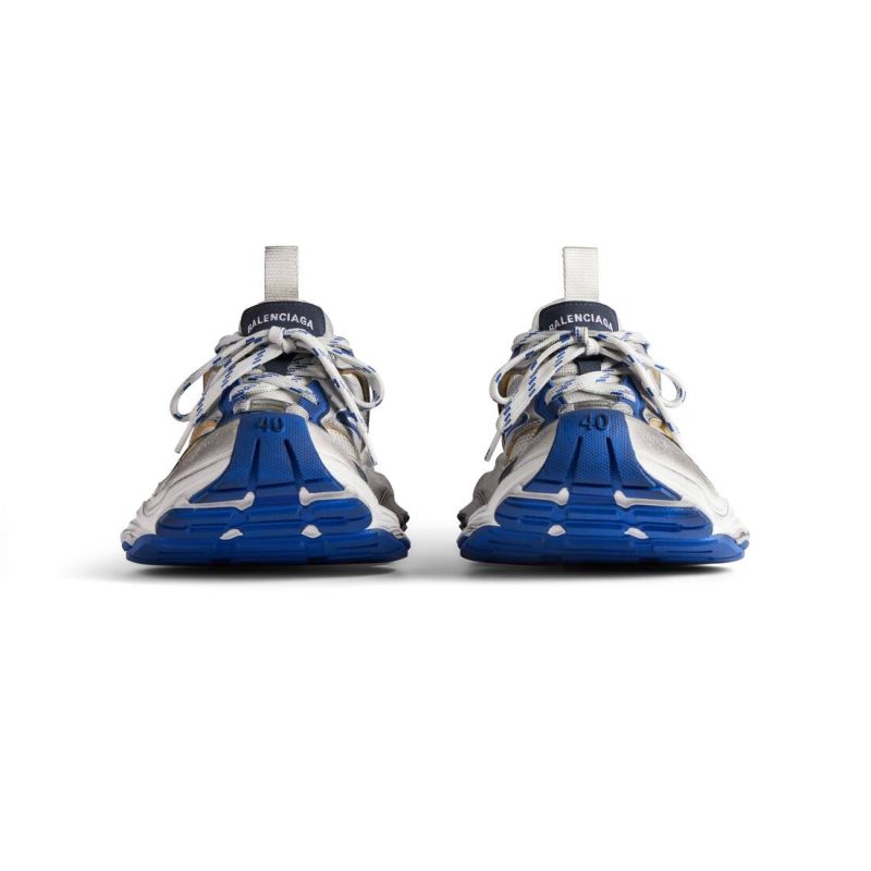 Mens Cargo Sneaker  in Grey/white/blue - Image 4