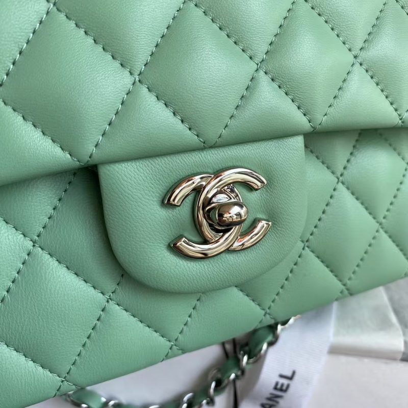 Chanel Classic 11.12 Handbag Silver Hardware - Image 4