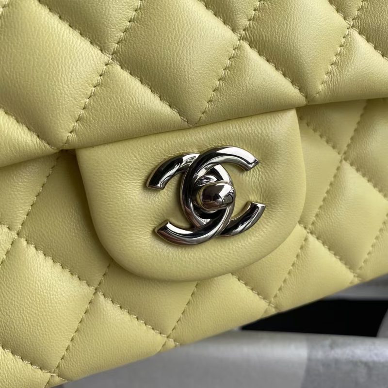 Chanel Classic 11.12 Handbag Silver Hardware - Image 4