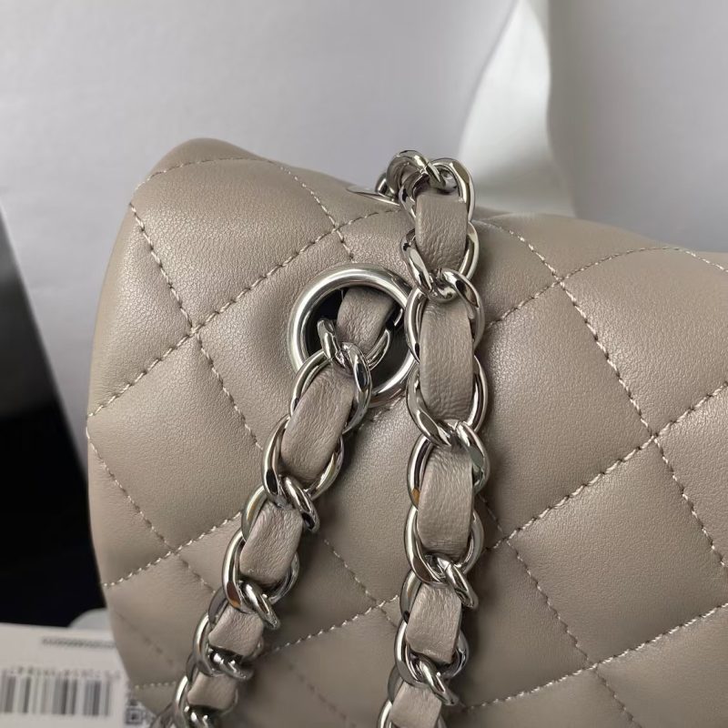 Chanel Classic 11.12 Handbag Silver Hardware - Image 3