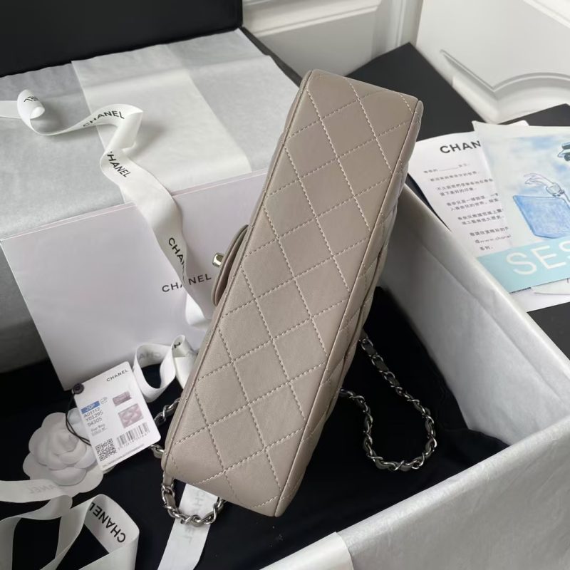 Chanel Classic 11.12 Handbag Silver Hardware - Image 4
