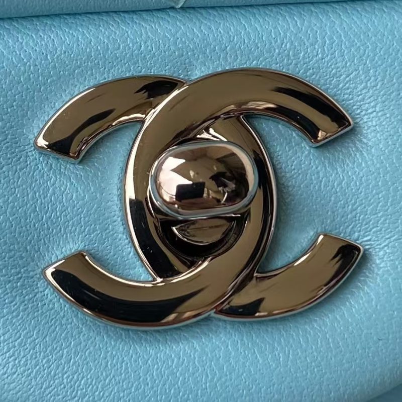 Chanel Classic 11.12 Handbag Silver Hardware - Image 3
