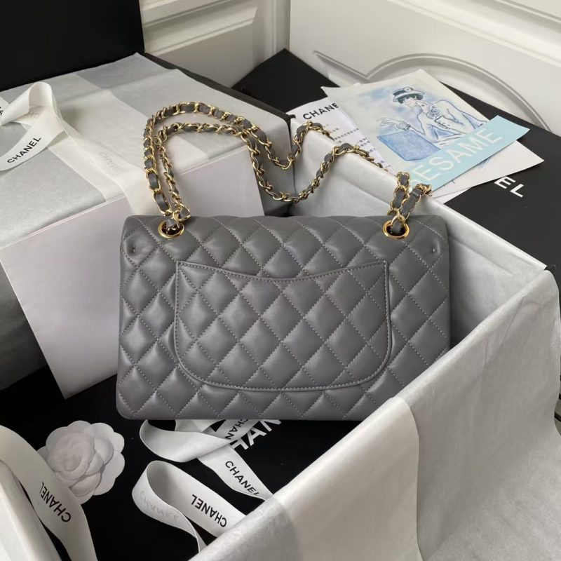 Chanel Classic 11.12 Handbag Gold Hardware - Image 2