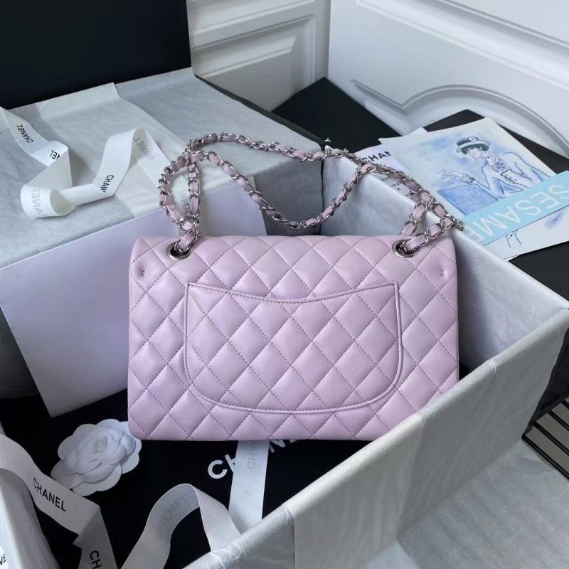 Chanel Classic 11.12 Handbag Silver Hardware - Image 2