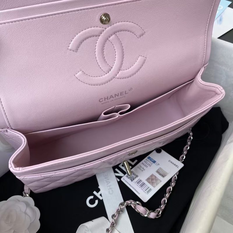 Chanel Classic 11.12 Handbag Silver Hardware - Image 5