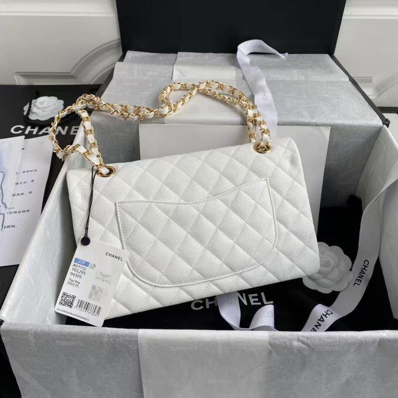 Chanel Classic 11.12 Handbag Caviar Gold Hardware - Image 2