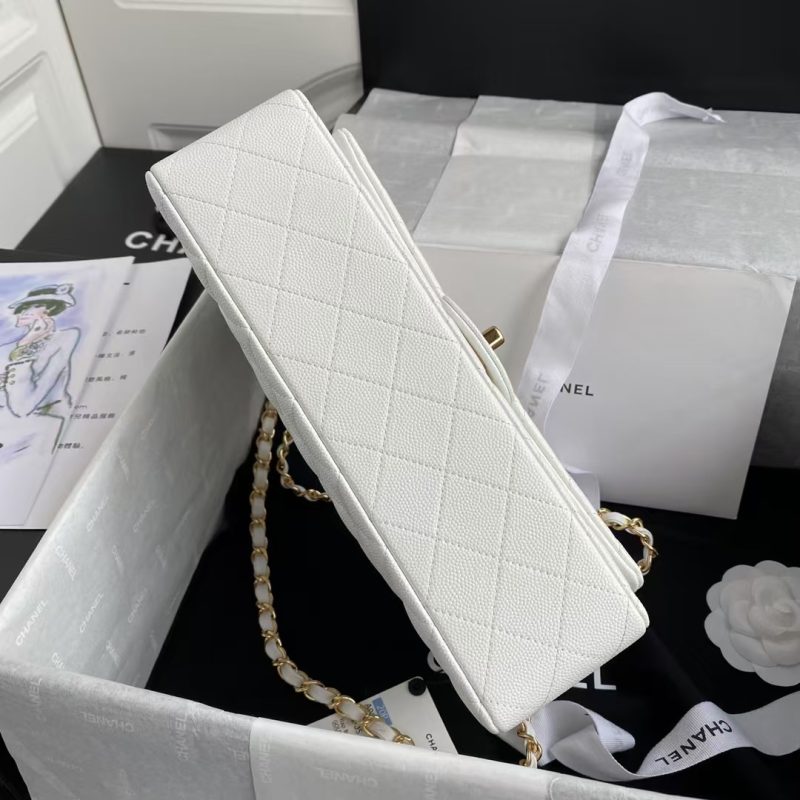 Chanel Classic 11.12 Handbag Caviar Gold Hardware - Image 4