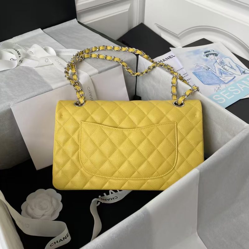 Chanel Classic 11.12 Handbag Caviar Silver Hardware - Image 2