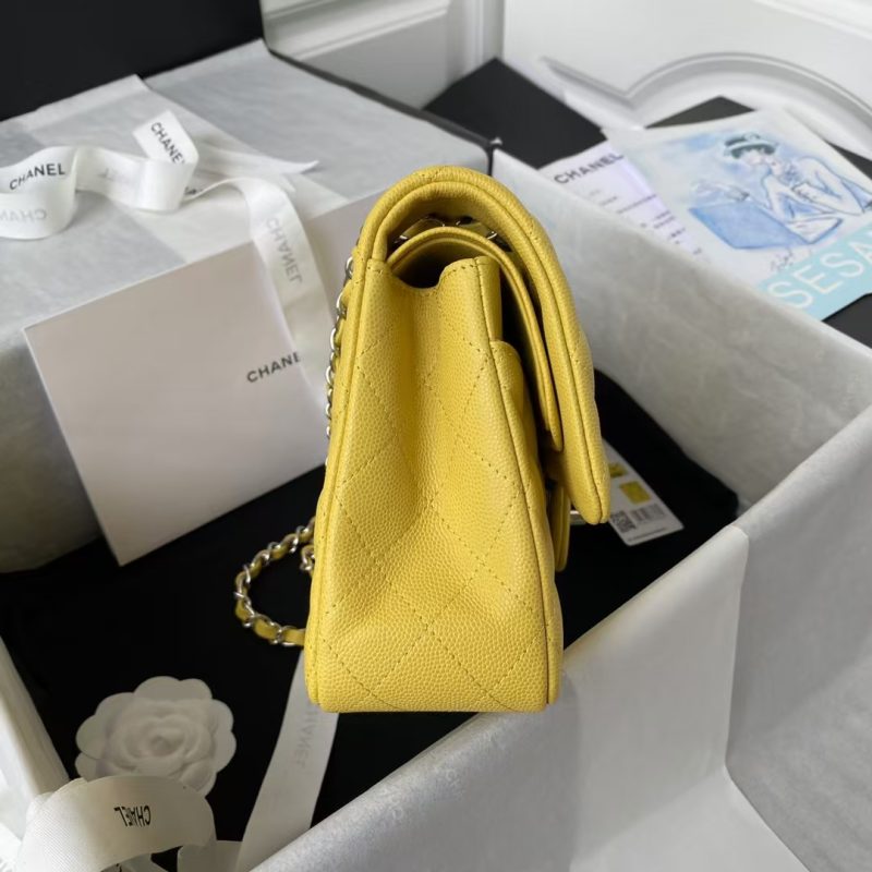 Chanel Classic 11.12 Handbag Caviar Silver Hardware - Image 5