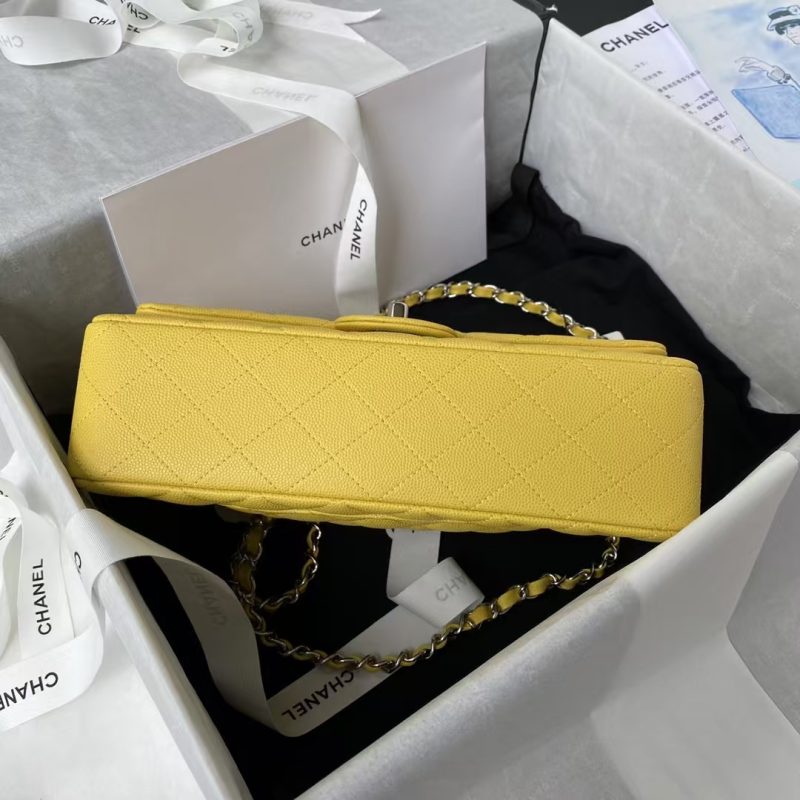 Chanel Classic 11.12 Handbag Caviar Silver Hardware - Image 3