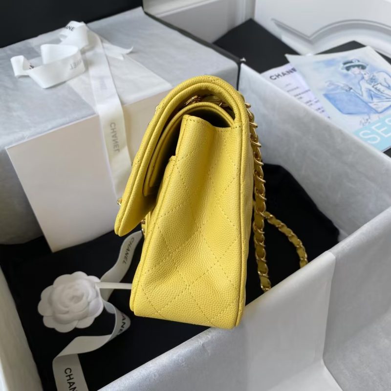 Chanel Classic 11.12 Handbag Caviar Gold Hardware - Image 3