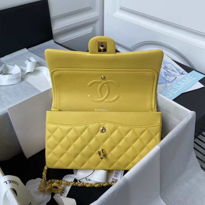 Chanel Classic 11.12 Handbag Caviar Gold Hardware - Image 6