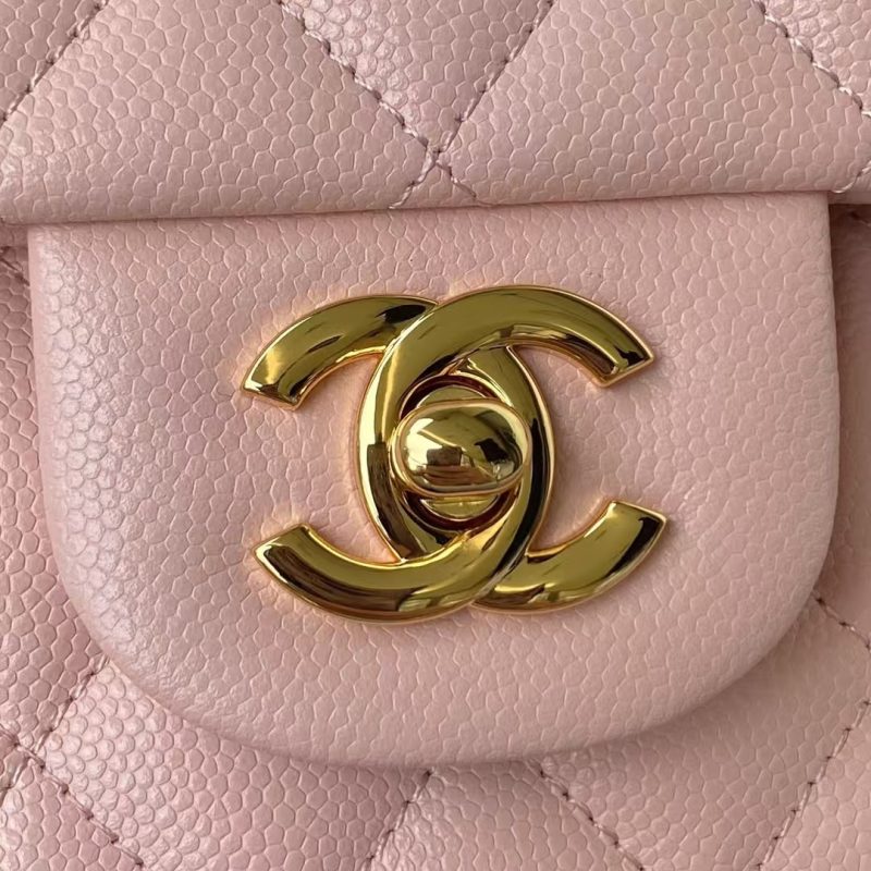 Chanel Classic 11.12 Handbag Caviar Gold Hardware - Image 3