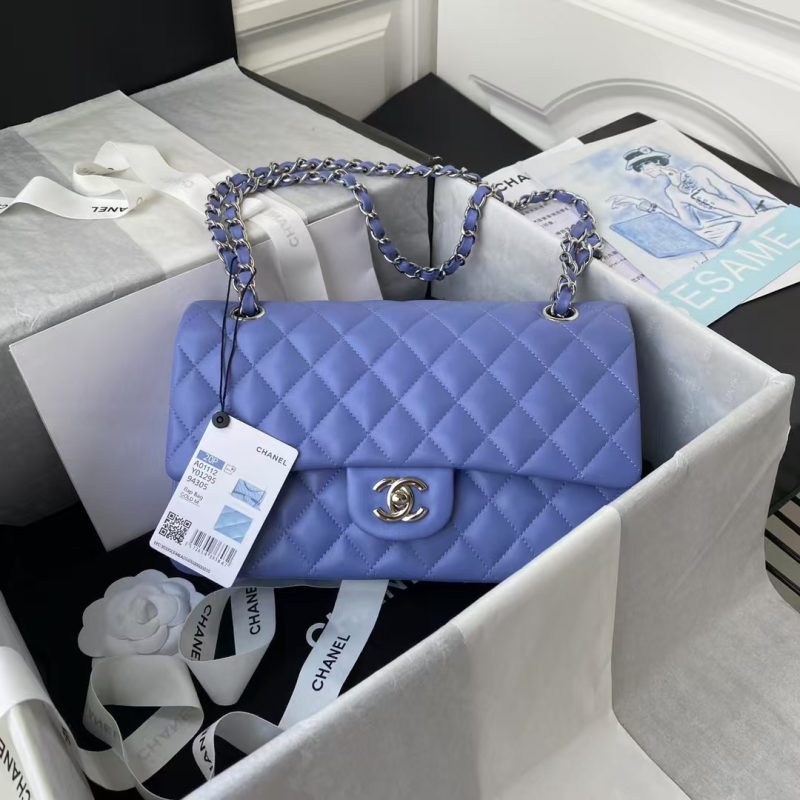 Chanel Classic 11.12 Handbag Silver Hardware