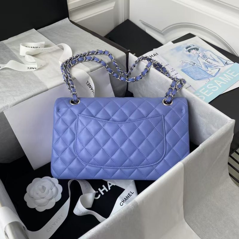 Chanel Classic 11.12 Handbag Silver Hardware - Image 2