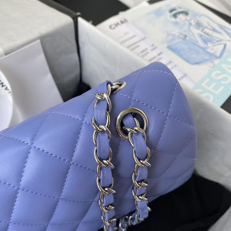 Chanel Classic 11.12 Handbag Silver Hardware - Image 4