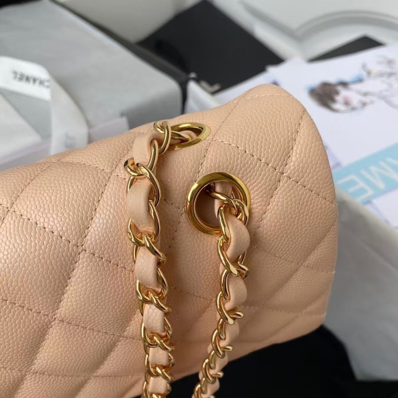 Chanel Classic 11.12 Handbag Caviar Gold Hardware - Image 4