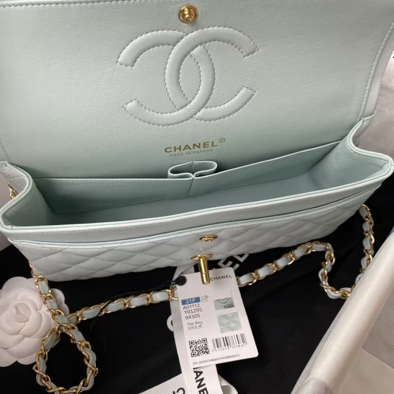 Chanel Classic 11.12 Handbag Gold Hardware - Image 6