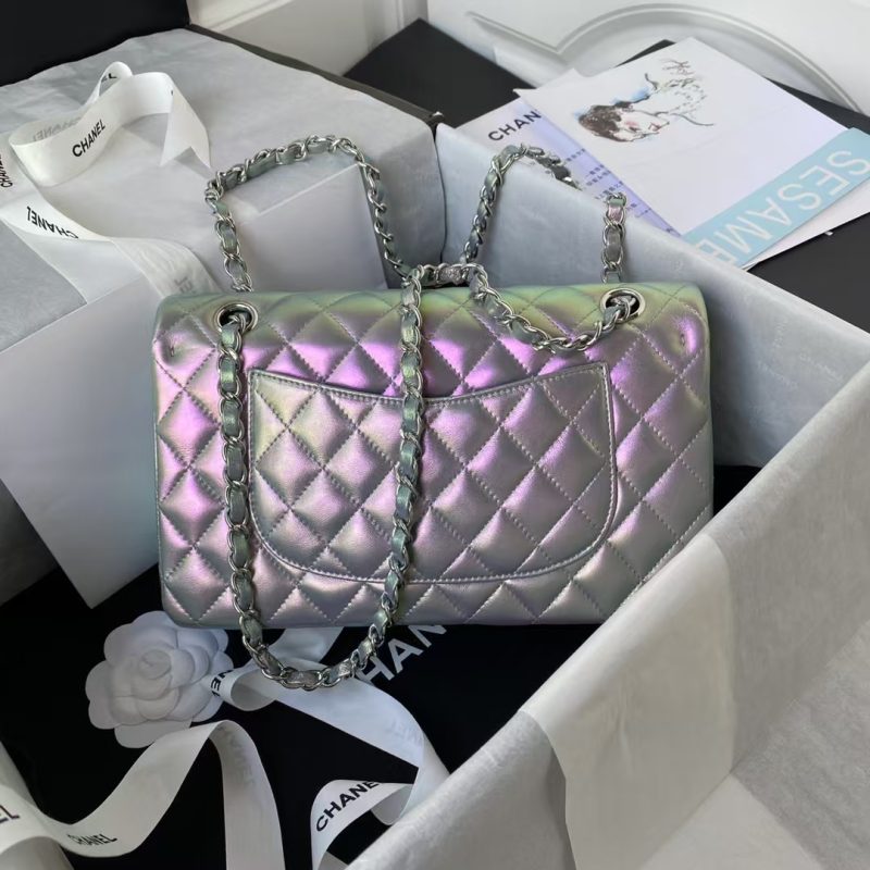 Chanel Classic 11.12 Handbag Gradient Metal - Image 2
