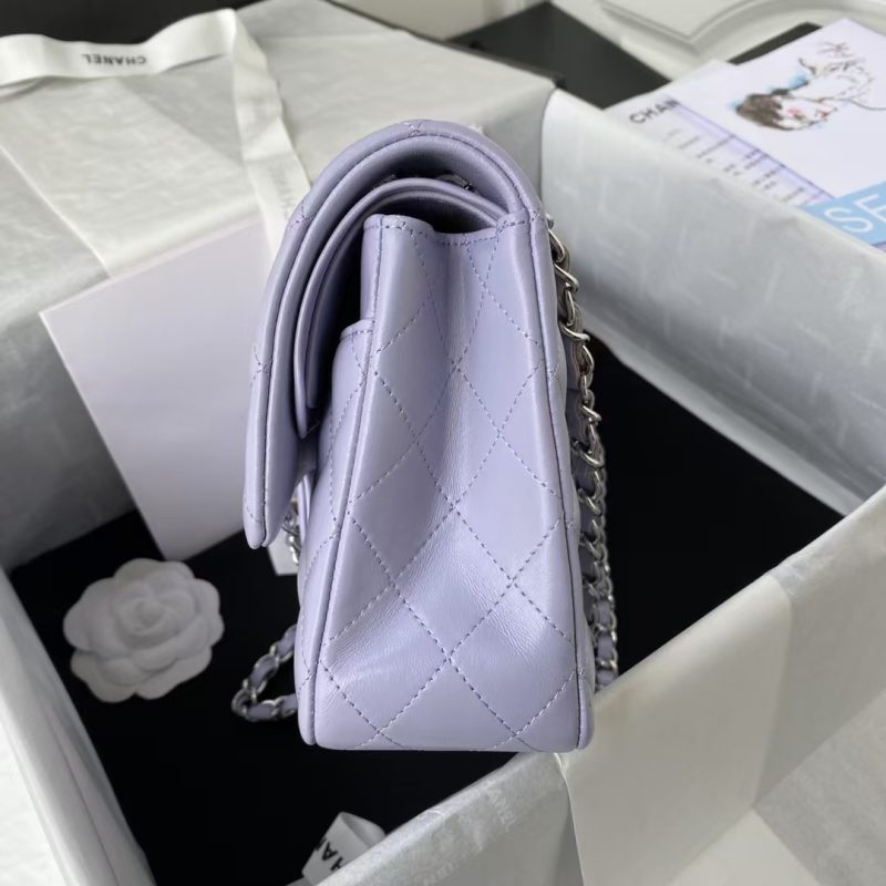 Chanel Classic 11.12 Handbag Silver Hardware - Image 4