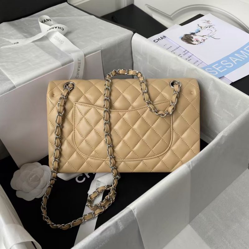 Chanel Classic 11.12 Handbag Silver Hardware - Image 2
