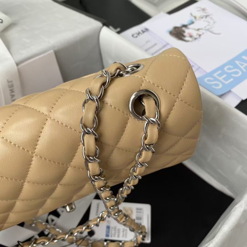 Chanel Classic 11.12 Handbag Silver Hardware - Image 3