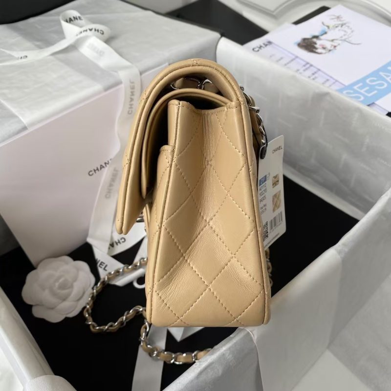 Chanel Classic 11.12 Handbag Silver Hardware - Image 4
