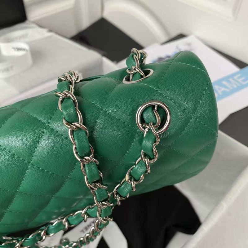 Chanel Classic 11.12 Handbag Silver Hardware - Image 3