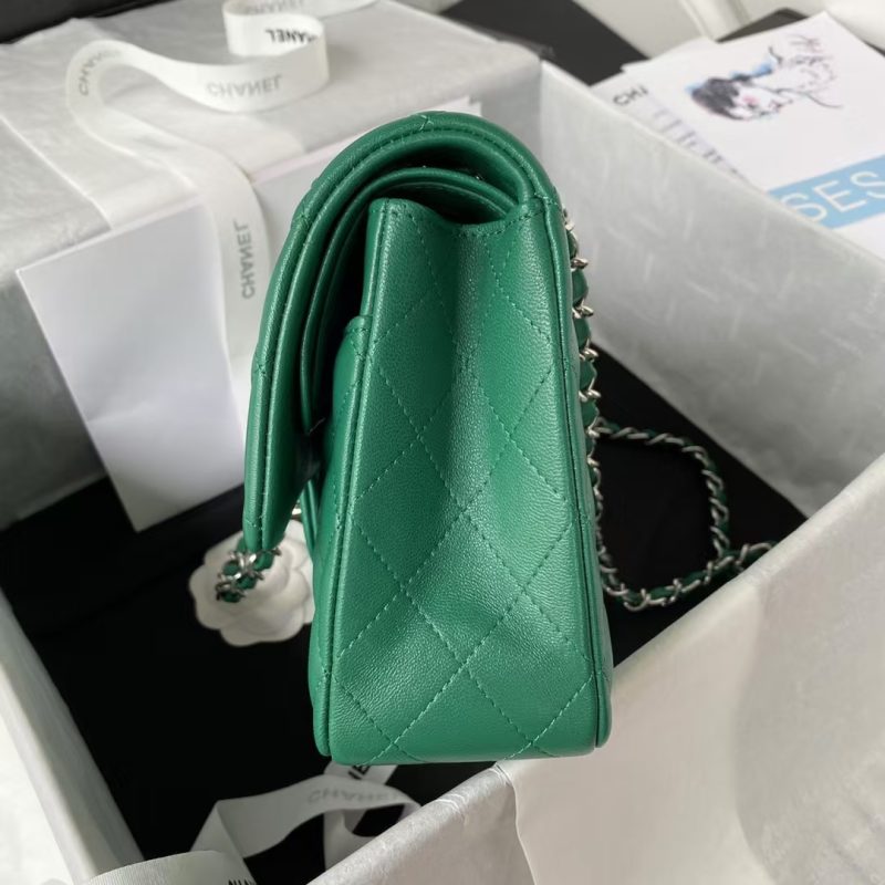 Chanel Classic 11.12 Handbag Silver Hardware - Image 4