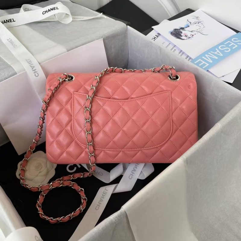 Chanel Classic 11.12 Handbag Silver Hardware - Image 2