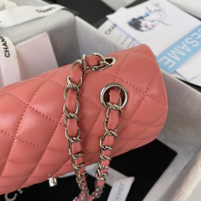 Chanel Classic 11.12 Handbag Silver Hardware - Image 4