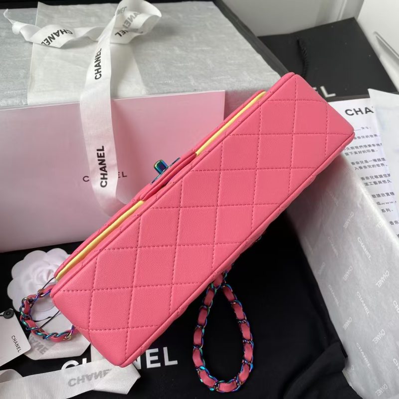 Chanel Small Classic Handbag Gradient Metal - Image 4