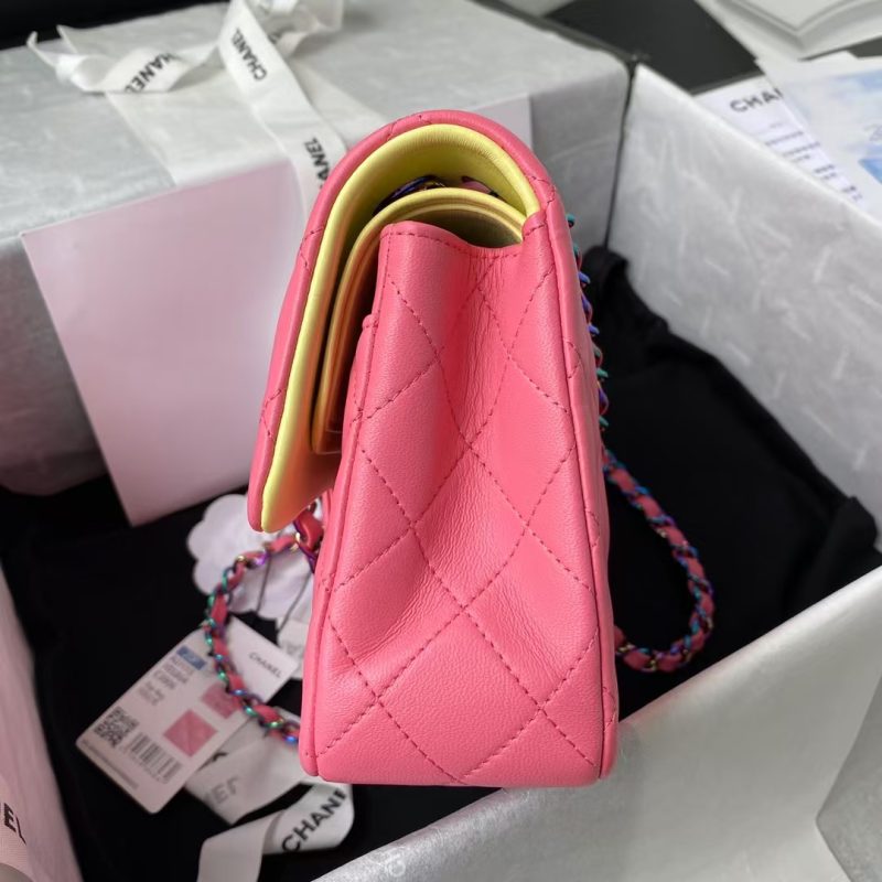 Chanel Small Classic Handbag Gradient Metal - Image 5