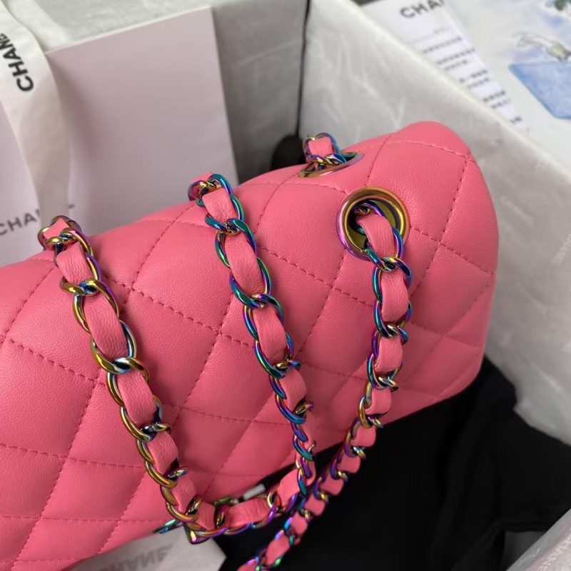 Chanel Small Classic Handbag Gradient Metal - Image 6