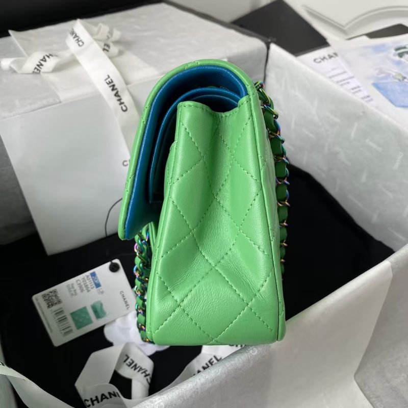 Chanel Small Classic Handbag Gradient Metal - Image 5