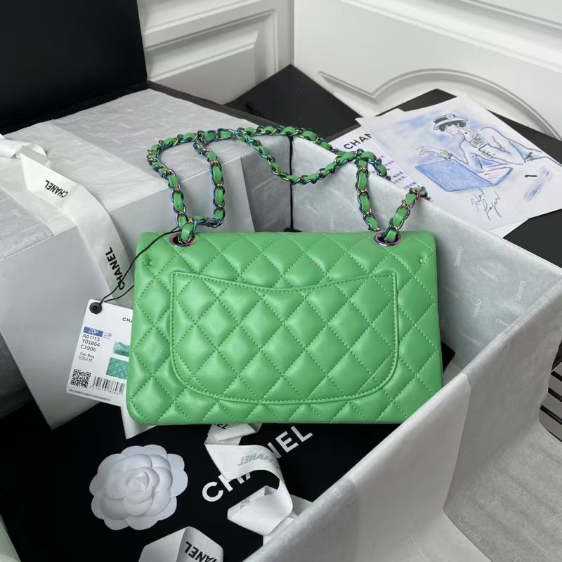 Chanel Small Classic Handbag Gradient Metal - Image 2