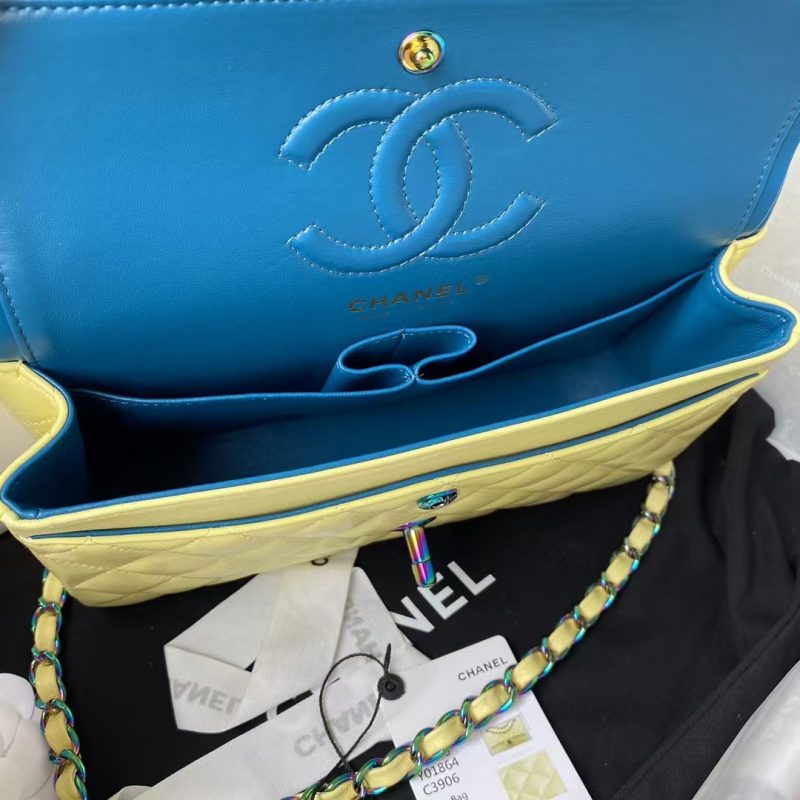 Chanel Small Classic Handbag Gradient Metal - Image 7
