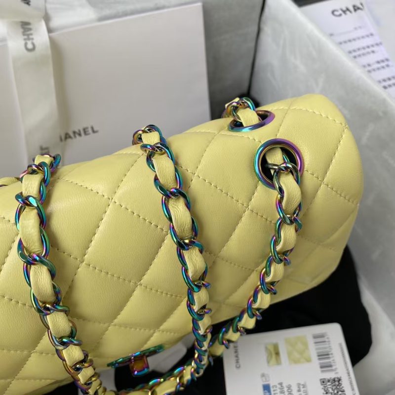 Chanel Small Classic Handbag Gradient Metal - Image 4