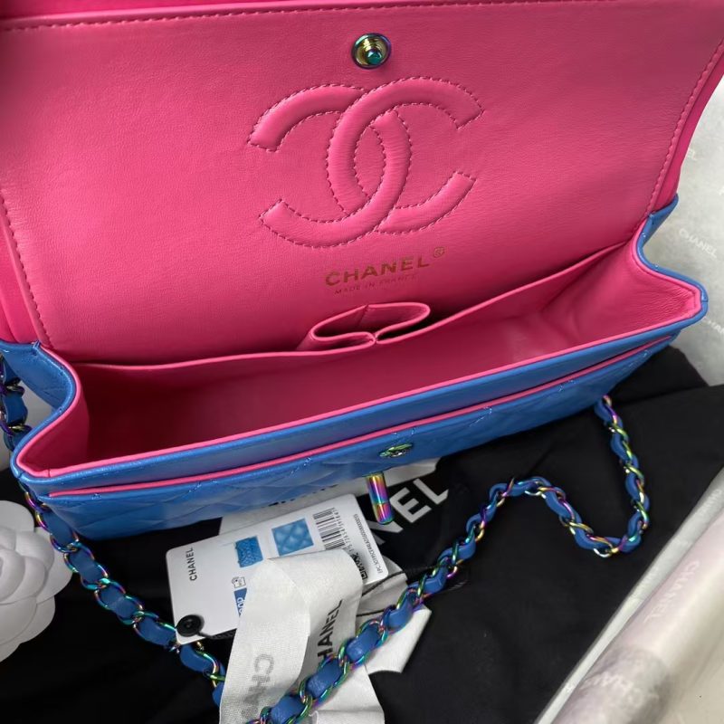 Chanel Small Classic Handbag Gradient Metal - Image 4