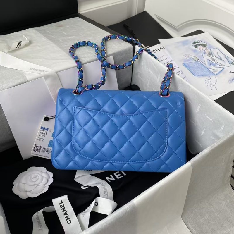 Chanel Small Classic Handbag Gradient Metal - Image 2