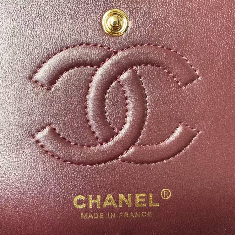 Chanel Small Classic Handbag Caviar Gold Hardware - Image 6