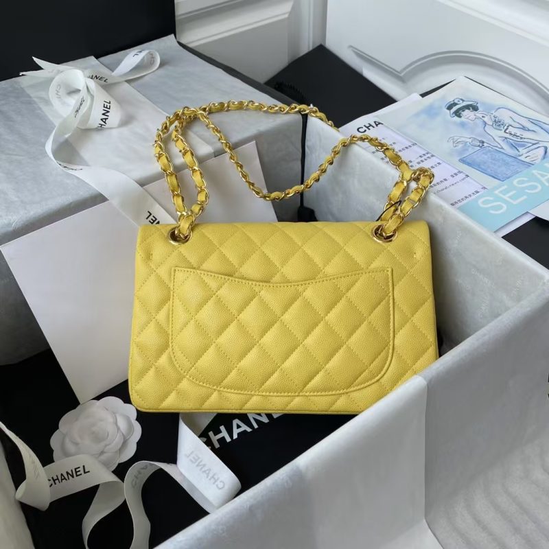 Chanel Small Classic Handbag Caviar Gold Hardware - Image 2