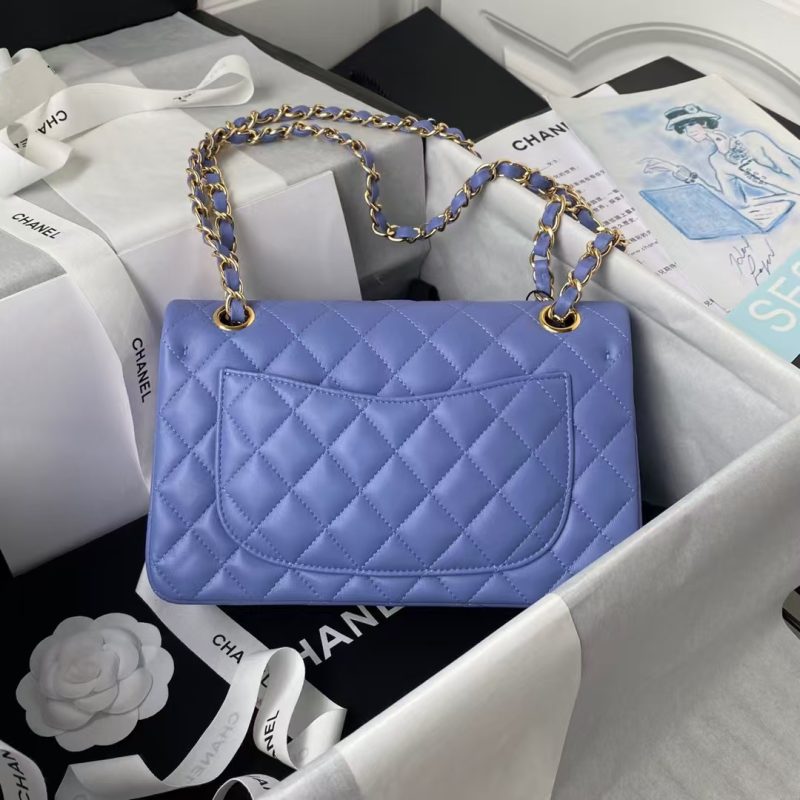 Chanel Small Classic Handbag Gold Hardware - Image 2